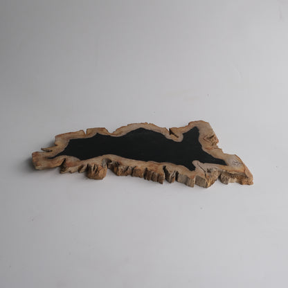 Wood Plate Medium #001